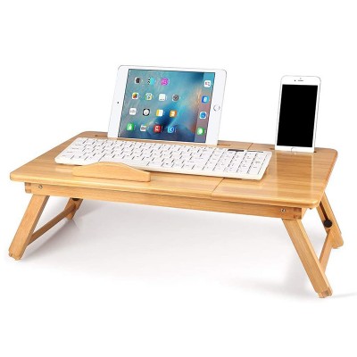 Bed Desk Serving Tray Breakfast Table Coffee Tea Table Standing Desk for Bed and Sofa table laptop