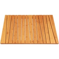 100% Natural Bamboo Deluxe Shower Floor and Bath Mat